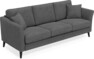 Eden - 3-sits soffa - Svart