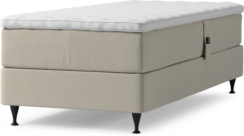 Delux Dream - Ställbar säng, enkelsäng med bäddmadrass och sängben