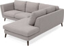 Madison - 2-sits soffa med divan höger - Grå