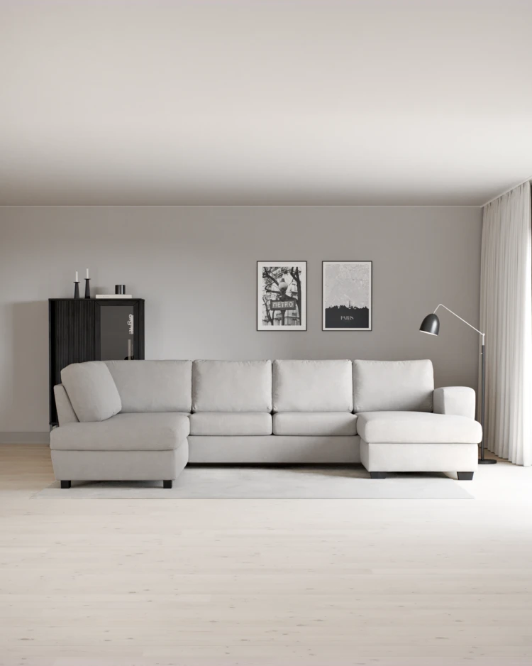 Friday - 3-sits soffa med divan vänster och schäslong höger - inspiration