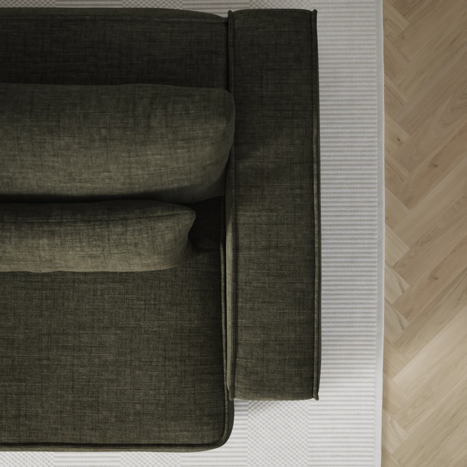 Ide - Bäddsoffa 3-sits - Grön