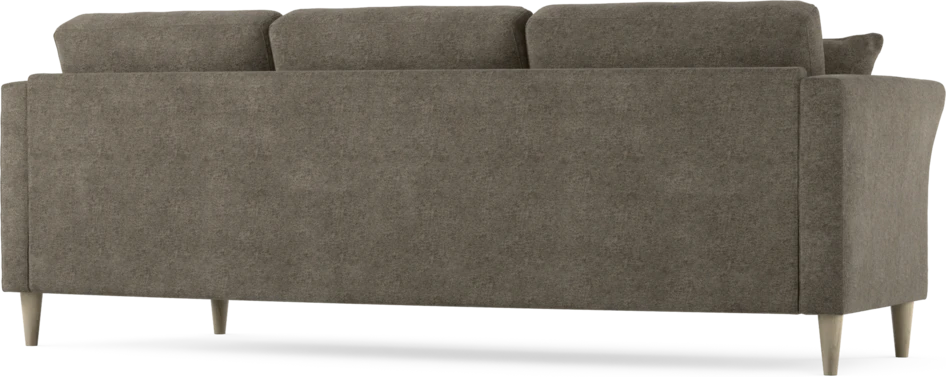 Eden - 3-sits soffa svängd - Brun