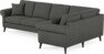 Eden - Hörnsoffa, 3+1-sits - Grå