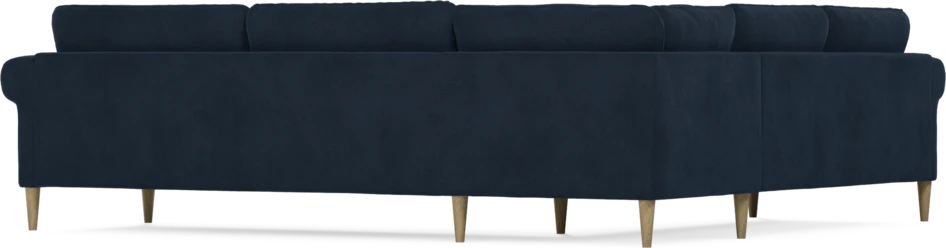 Bridge - Hörnsoffa, 2+3-sits - Blå