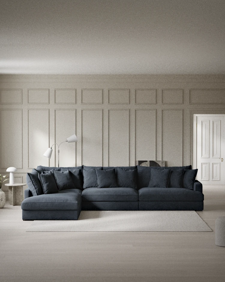 Rossi - 4-sits soffa med divan vänster - inspiration