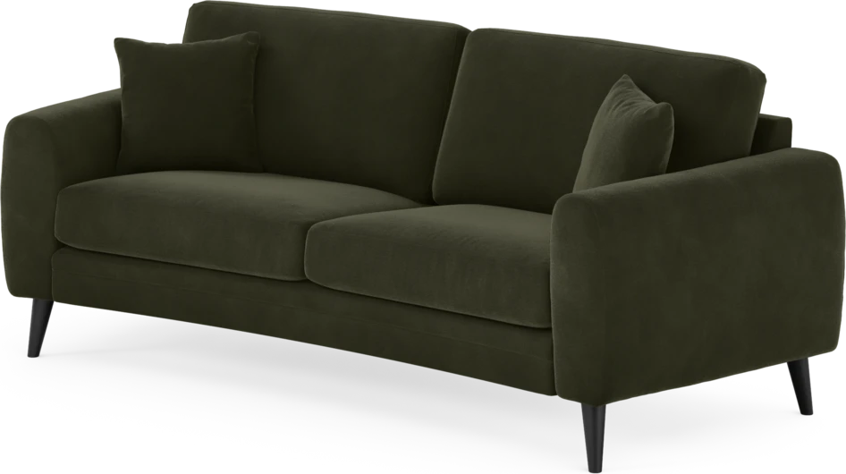 Eden - 2,5-sits soffa svängd - Grön