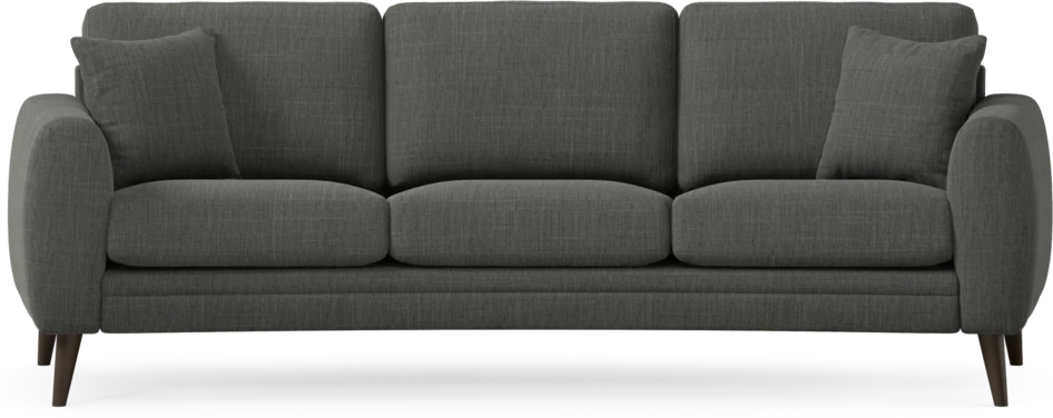 Eden - 3-sits soffa svängd - Grå