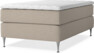 Delux Exclusive - Kontinentalsäng, enkelsäng 120 cm med bäddmadrass - Beige