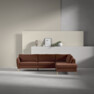 County - 2,5-sits soffa med divan höger - Röd