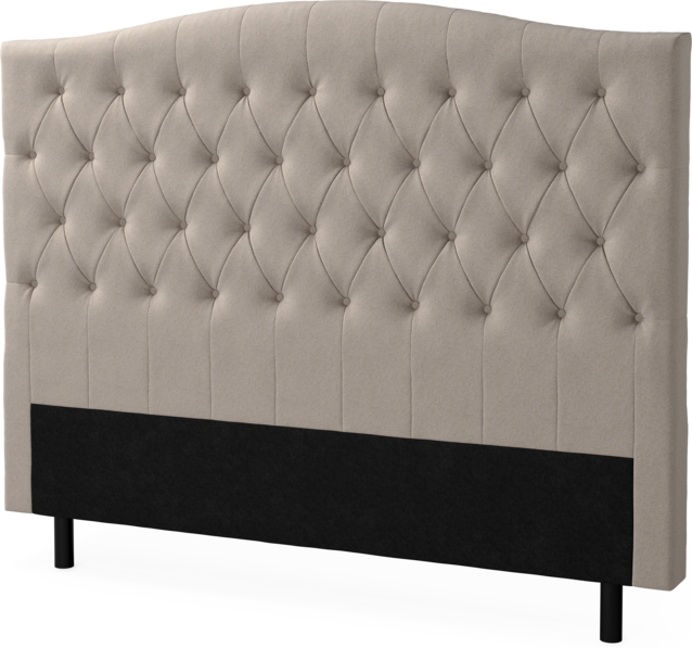 Delux Välvd - Sänggavel, 90-210 cm - Beige