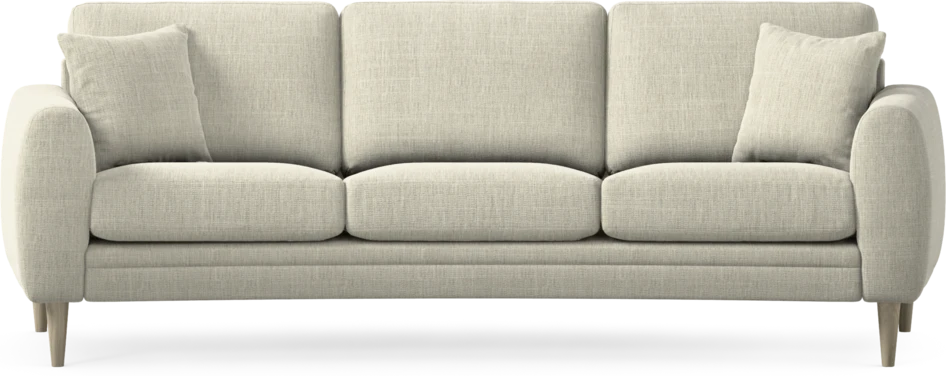 Eden - 3-sits soffa svängd - Beige