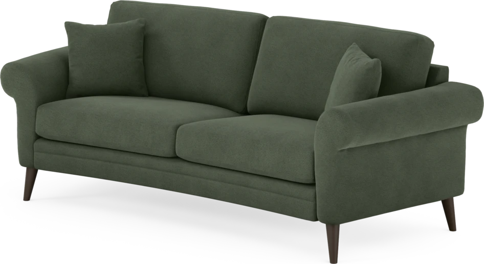 Eden - 2,5-sits soffa svängd - Grön