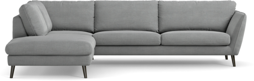Madison - 3-sits soffa med divan vänster - Grå