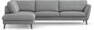 Madison - 3-sits soffa med divan vänster - Grå