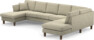 Eden - 3-sits soffa med schäslong vänster och divan höger - Beige