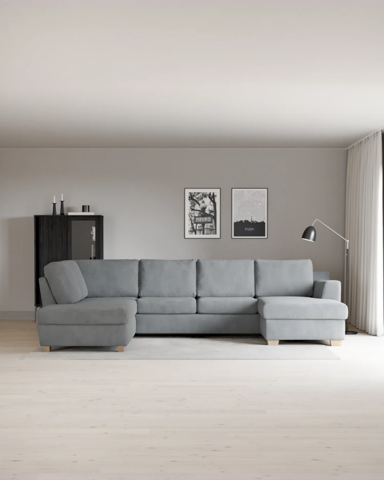 Friday - 3-sits soffa med divan vänster och schäslong höger - inspiration