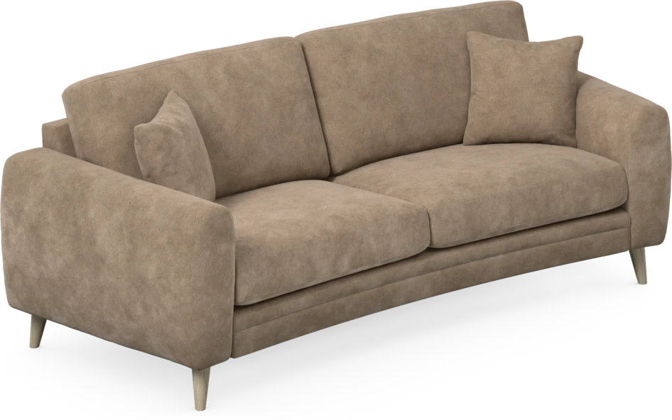 Eden - 2,5-sits soffa svängd - Beige