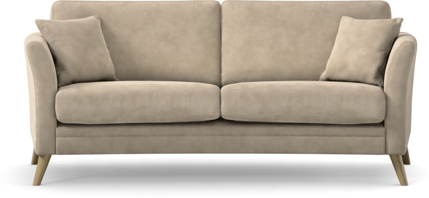 Eden - 2,5-sits soffa svängd - Brun