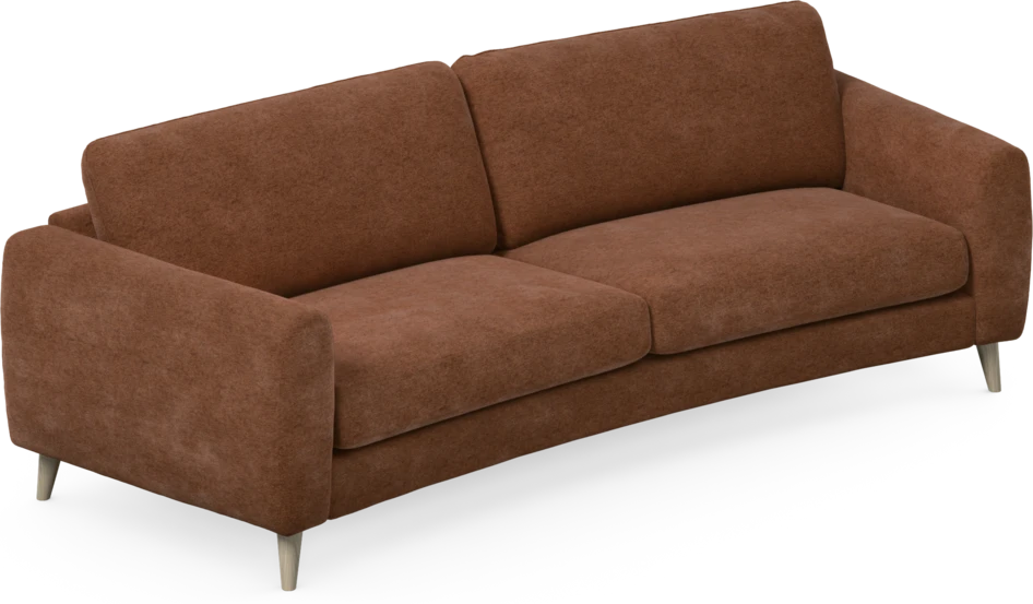 Bridge - 3-sits soffa svängd - Orange