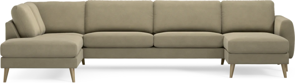 Bridge - 3-sits soffa med divan vänster och schäslong höger - Beige