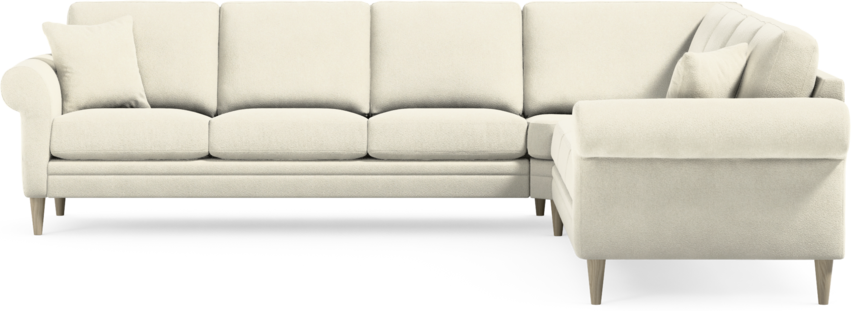 Eden - Hörnsoffa, 3+3-sits - Vit