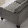 Madison - 3-sits soffa med divan vänster - Grå