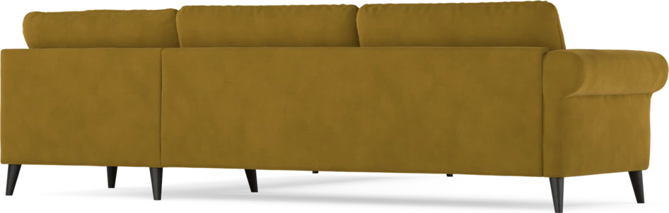 Bridge - Hörnsoffa, 3+3-sits - Gul