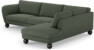 Madison Lux - 3-sits soffa med divan höger - Grön