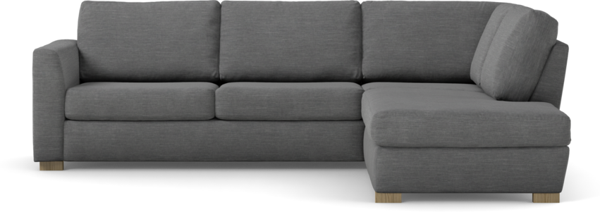 Friday - 2,5-sits soffa med divan höger - Grå