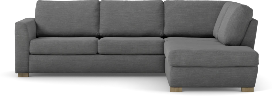 Friday - 2,5-sits soffa med divan höger - Grå