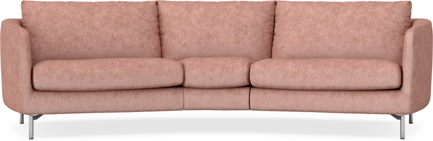 Madison - 3-sits soffa svängd, 90 cm - Röd
