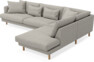 Harper - 3-sits soffa med divan höger - Beige