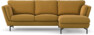 Madison - 2-sits soffa med schäslong höger - Gul