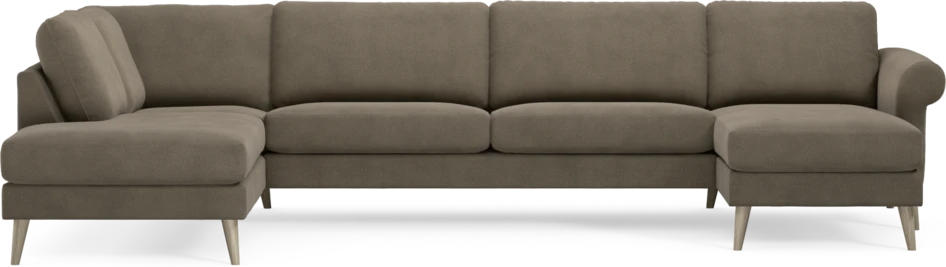 Bridge - 3-sits soffa med divan vänster och schäslong höger - Beige