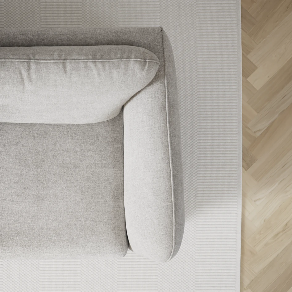Madison - 2-sits soffa med divan vänster och schäslong höger - Grå