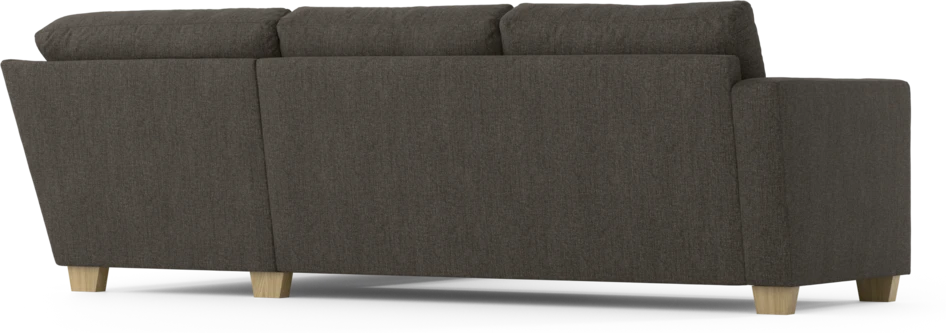 Friday - 2,5-sits soffa med divan höger - Brun