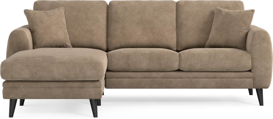 Eden - 2-sits soffa med schäslong - Beige