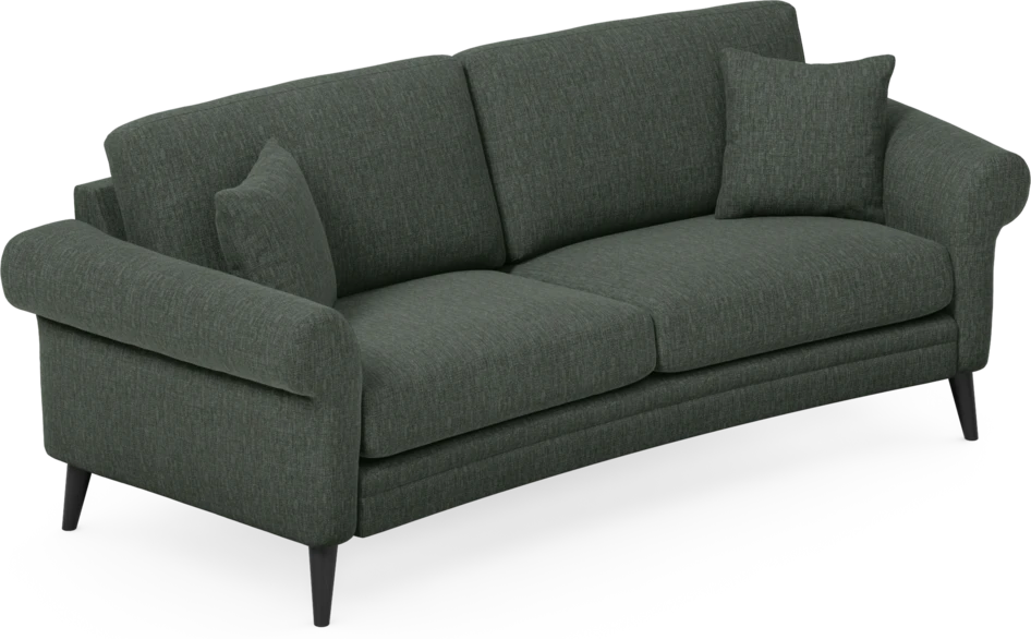 Eden - 2,5-sits soffa svängd - Grön
