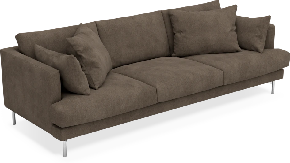 Harper - 4-sits soffa - Brun