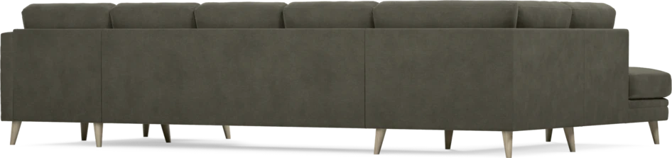 Eden - 3-sits soffa med divan vänster och schäslong höger - Grå