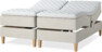 Delux Dream - Ställbar säng, dubbelsäng med bäddmadrass - Beige