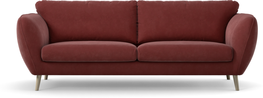 Madison Lux - 3-sits soffa - Rosa