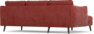 Madison Lux - 2-sits soffa med schäslong vänster - Rosa