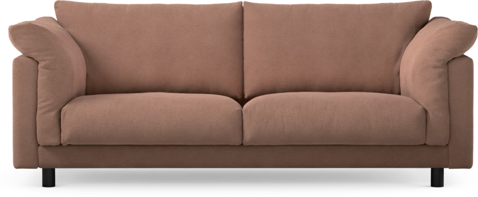 Cherrie - 2,5-sits soffa, fast klädsel - Rosa