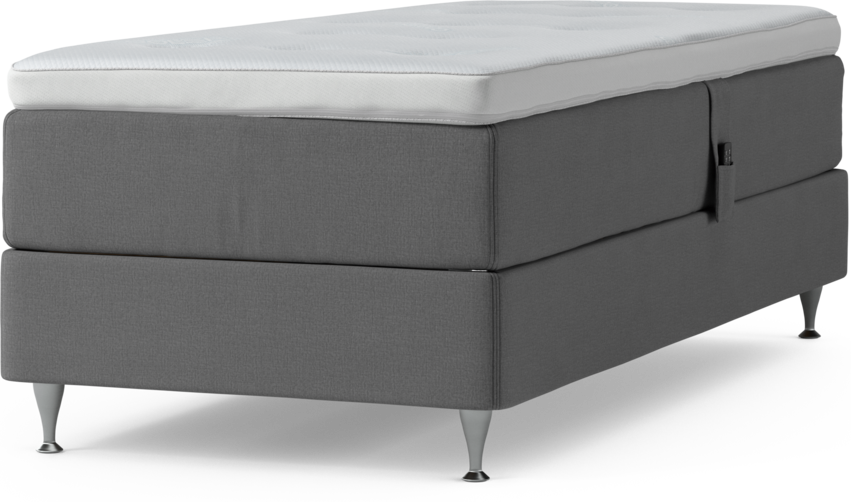 Delux Dream - Ställbar säng, enkelsäng med bäddmadrass och sängben