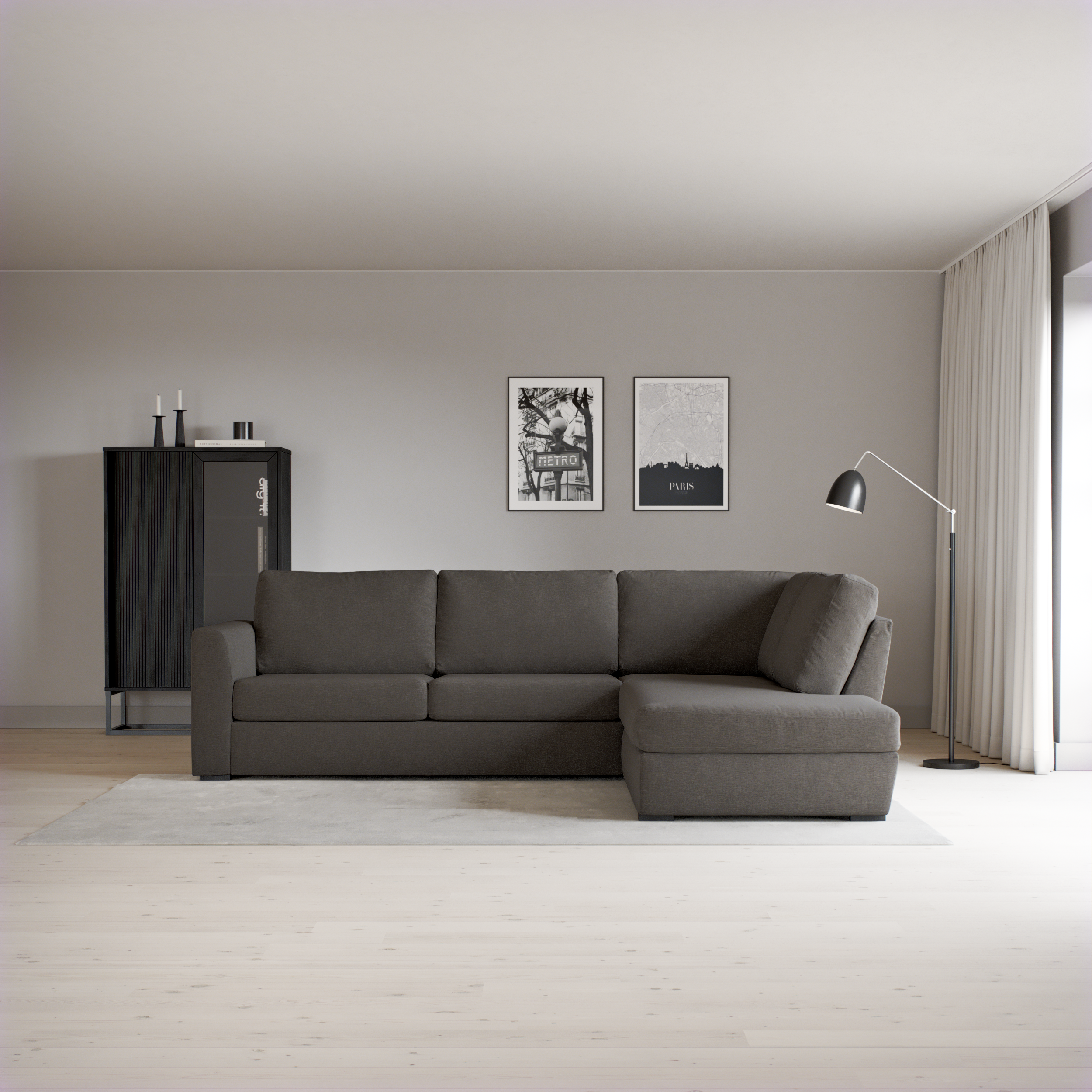 Friday - 2,5-sits soffa med divan höger - inspiration