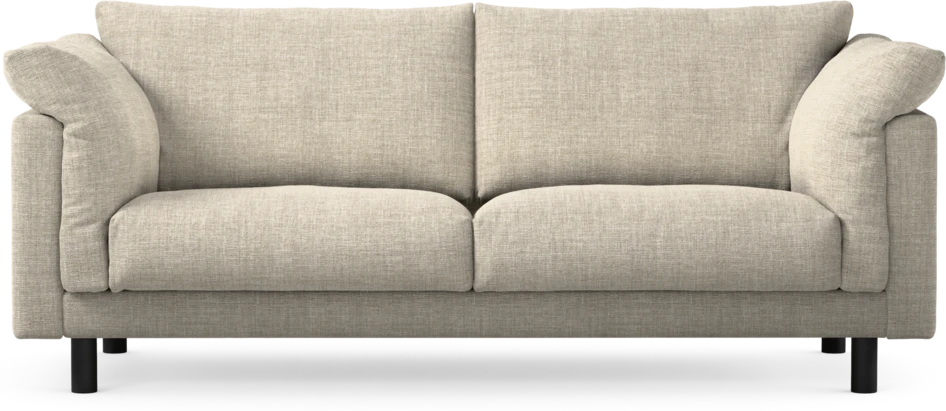 Cherrie - 2,5-sits soffa, fast klädsel - Beige