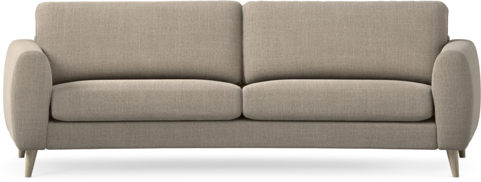 Bridge - 3-sits soffa svängd - Beige