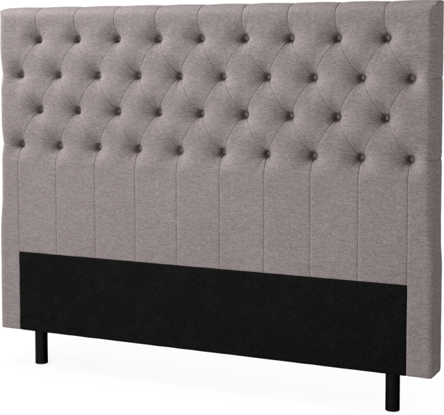 Delux Pikerad XL - Sänggavel, 90-210 cm - Grå