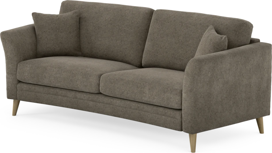 Eden - 2,5-sits soffa svängd - Brun